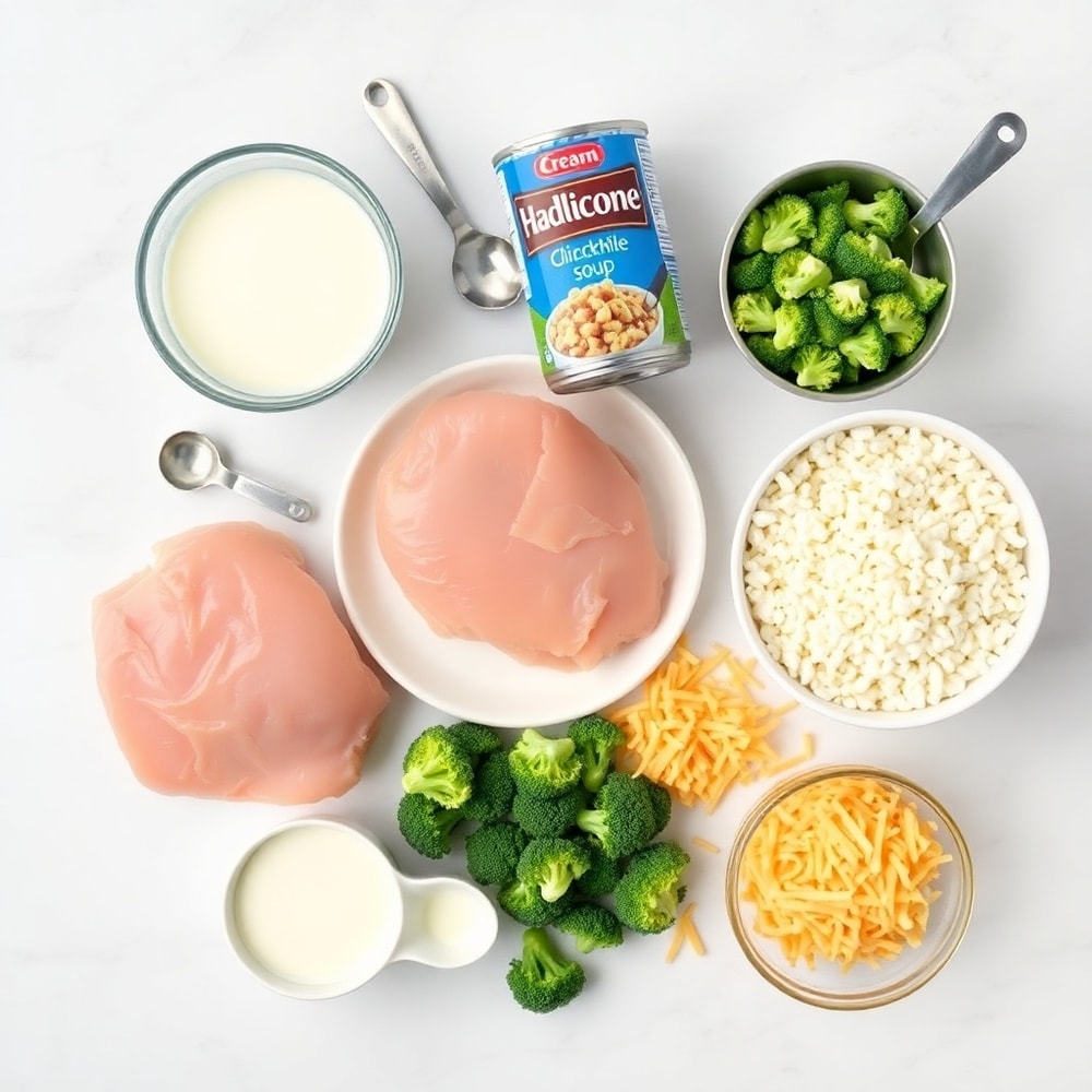 Chicken Broccoli Rice Casserole Ingredients