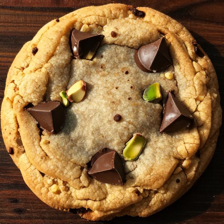 Easy Pistachio Chocolate Chunk Cookies