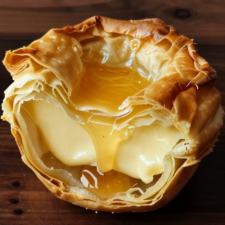 Easy Greek Custard Phyllo Cups