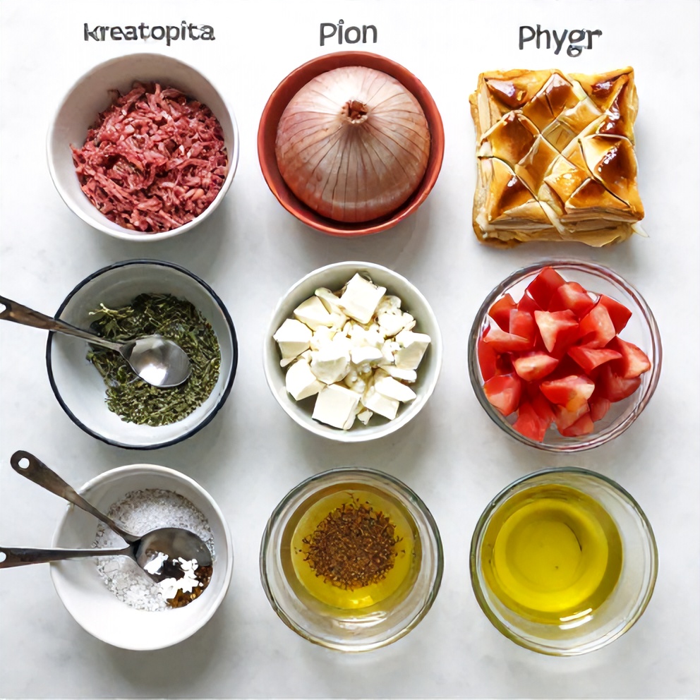 Kreatopita ingredients