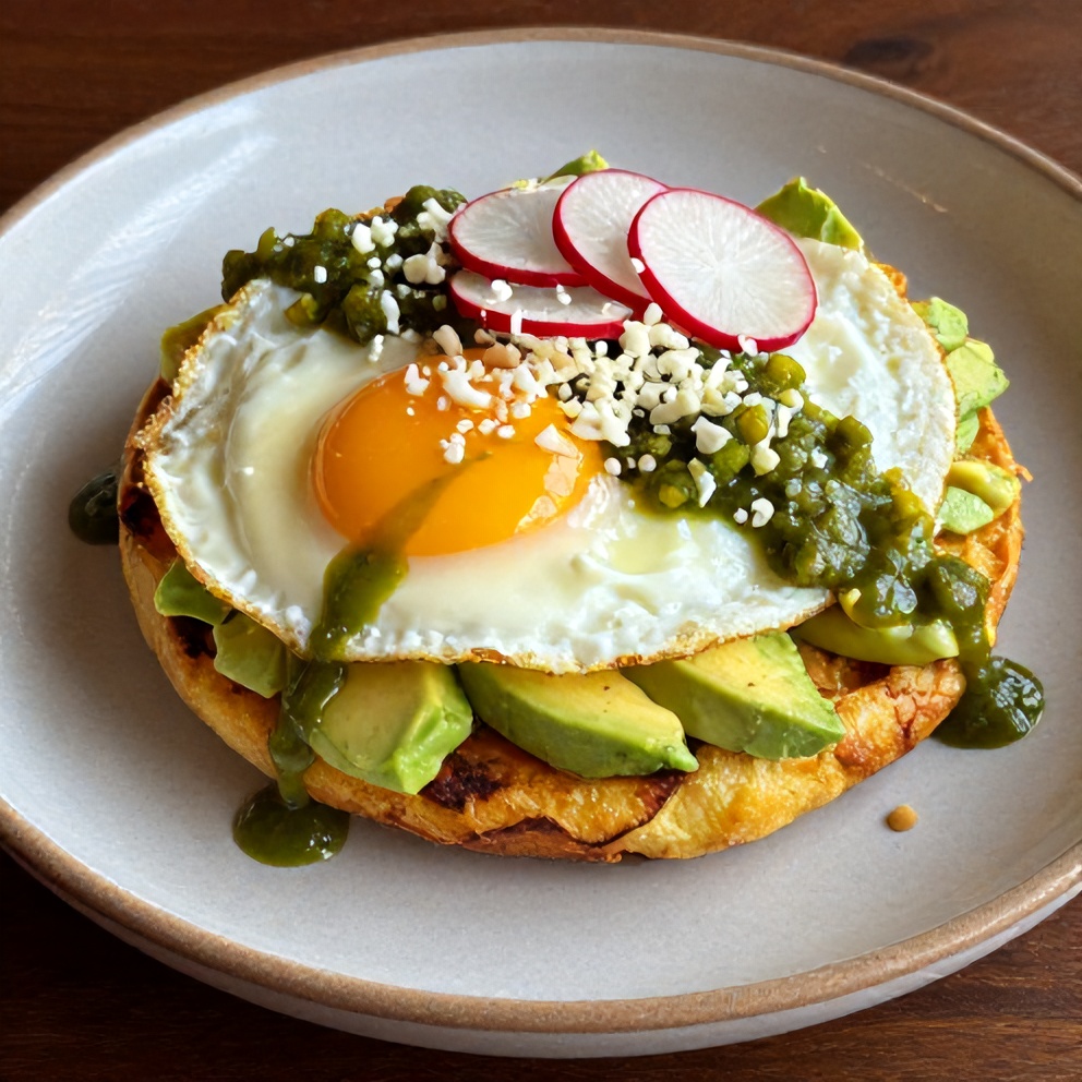 Huevos Divorciados on a Plate