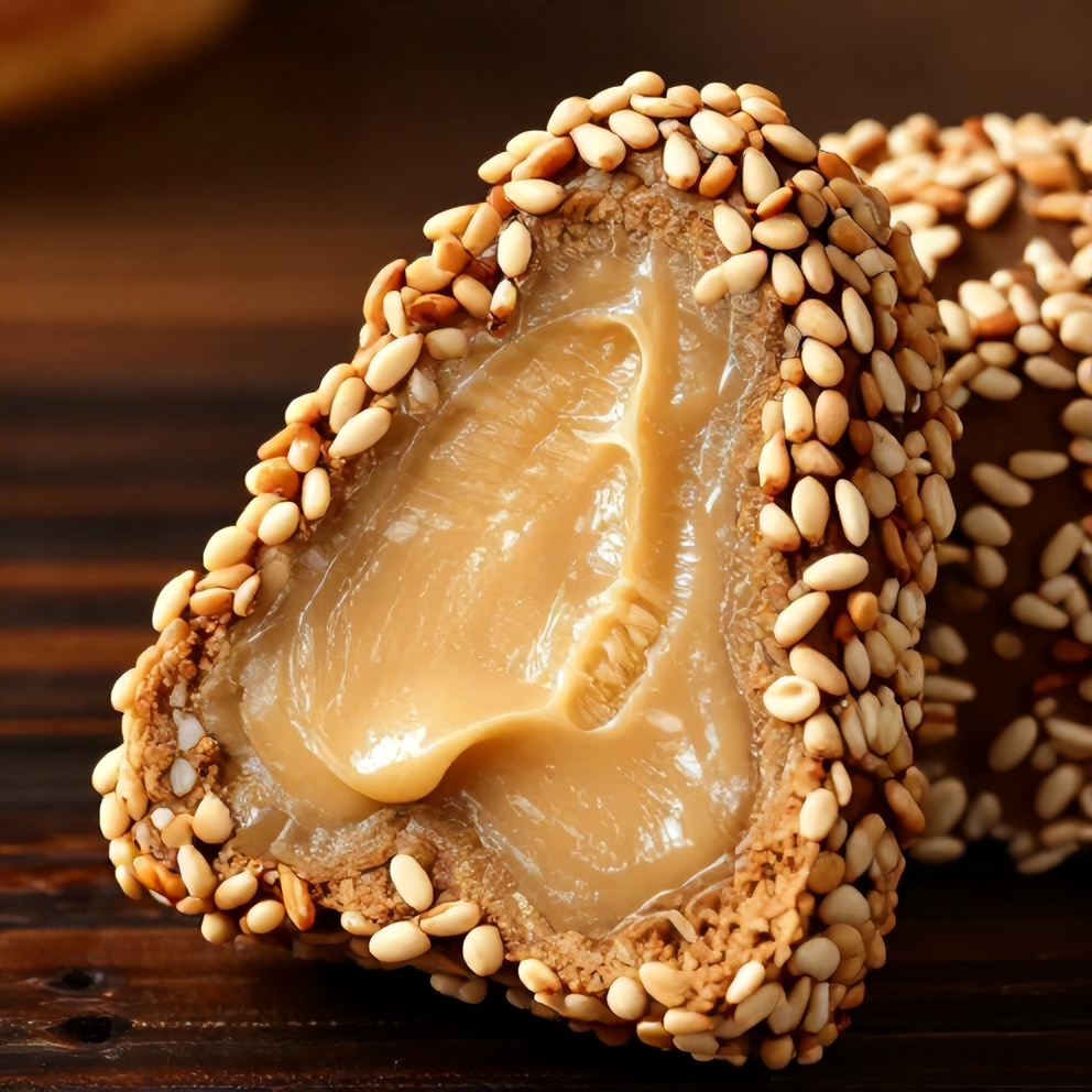 Easy No-Bake Moroccan Almond Sesame Truffles
