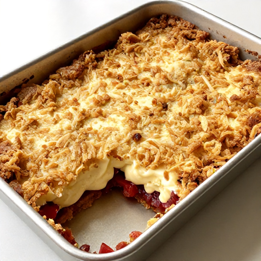 Easy Rhubarb Cream Cheese Bars