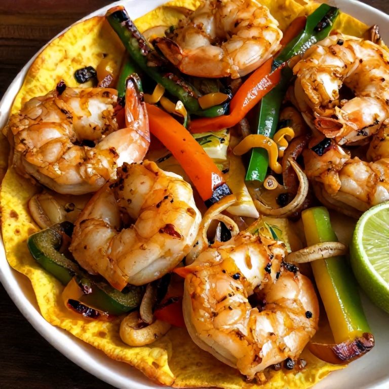 Easy Shrimp Fajitas
