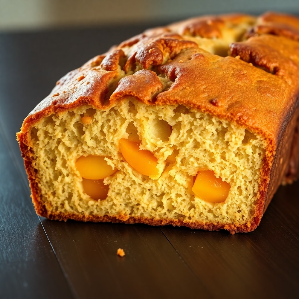 Easy Spiced Peach Bread