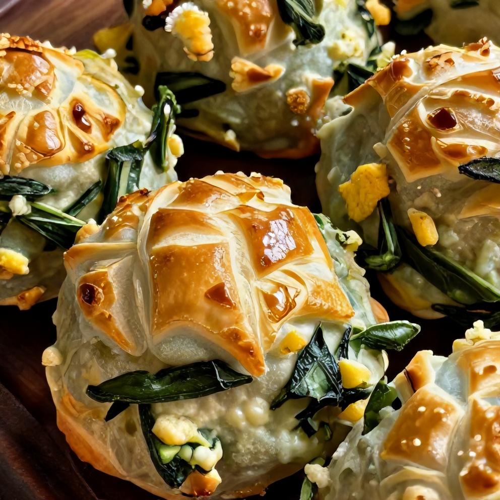 Easy Spinach Ricotta Puff Pastry Bites