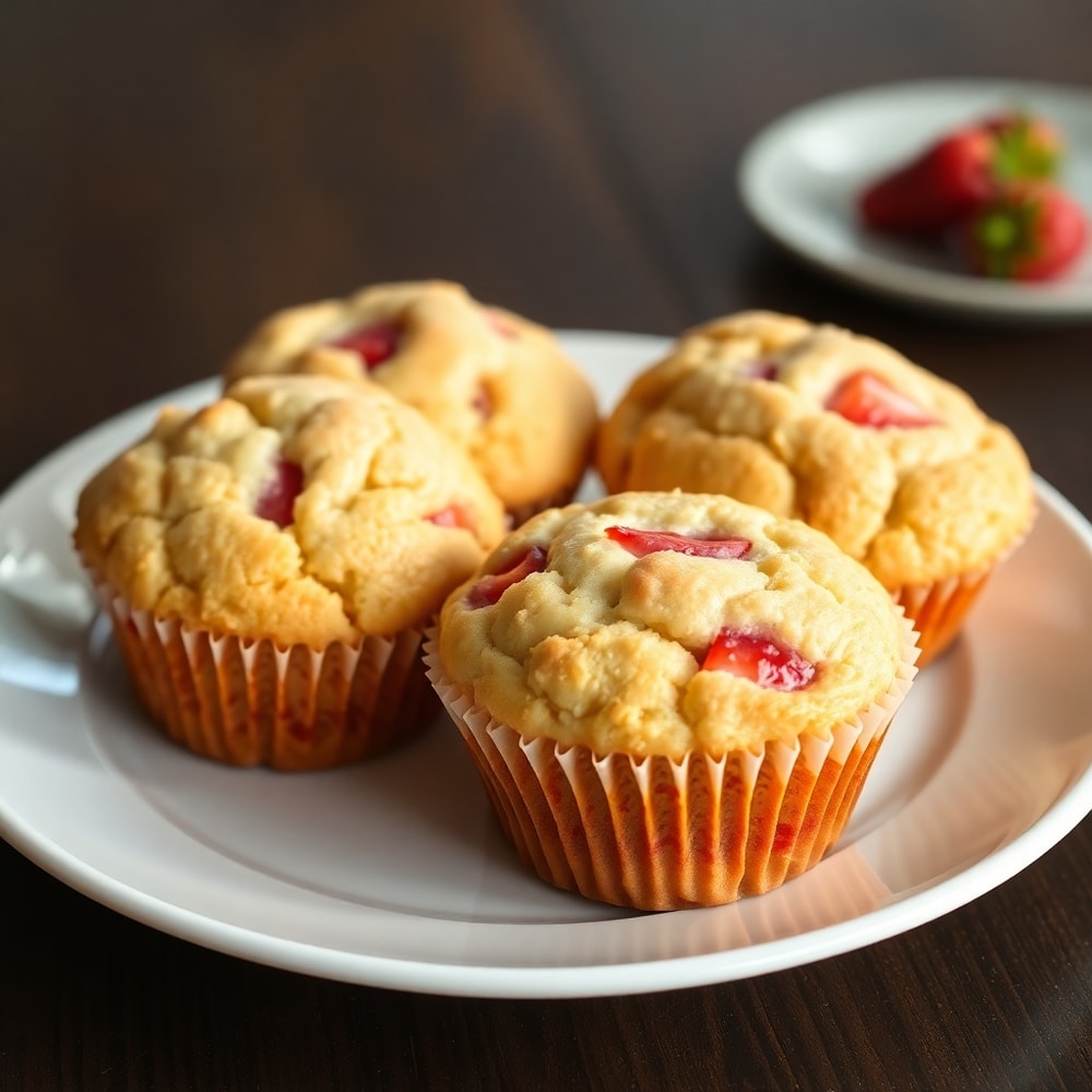 Easy Strawberry Shortcake Muffins