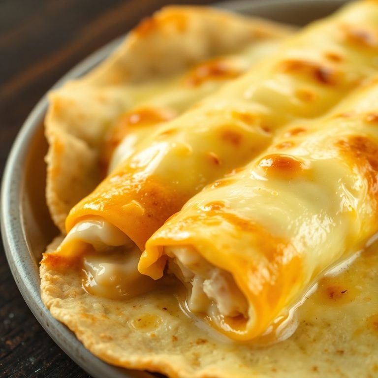 Easy White Chicken Enchiladas