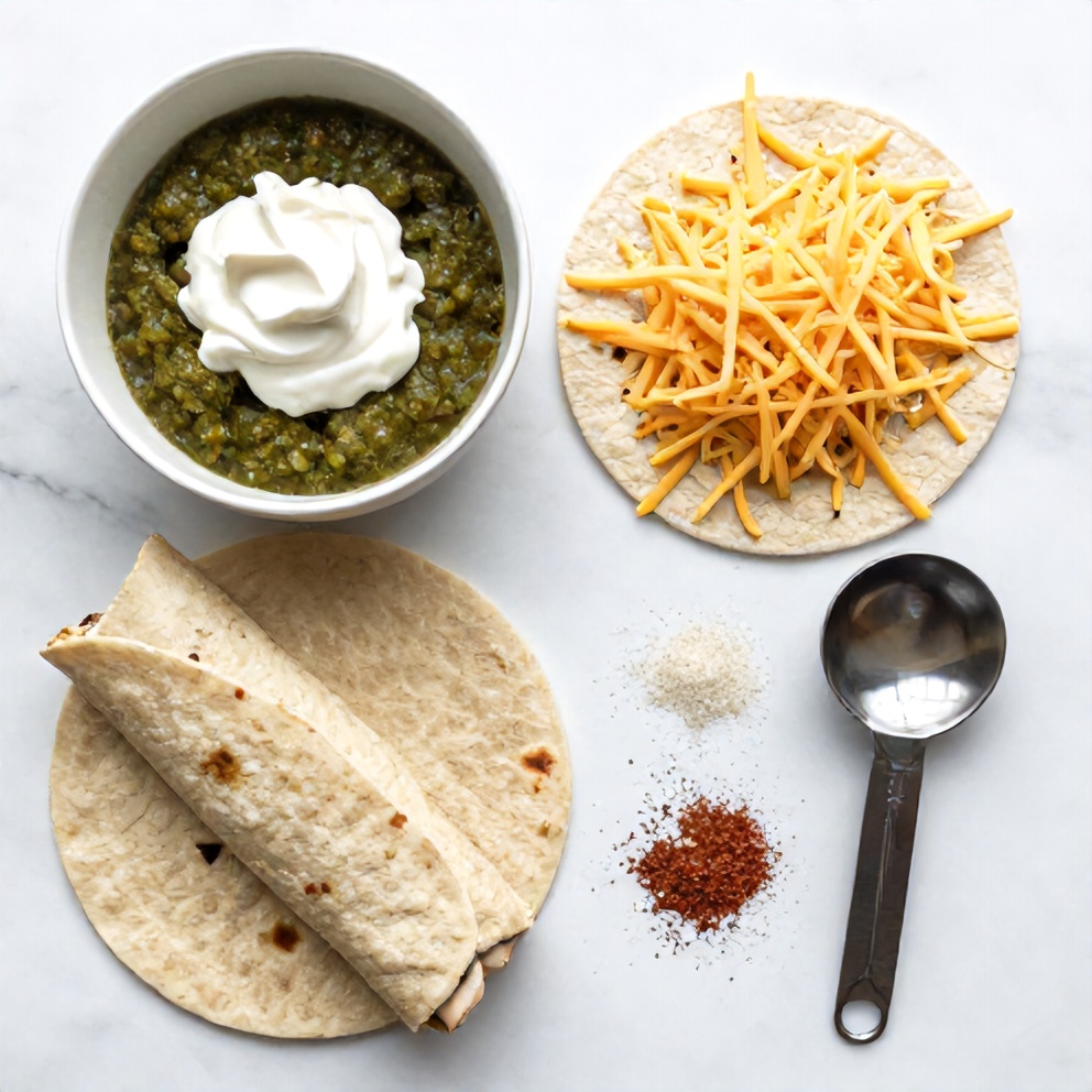 White Chicken Enchiladas Ingredients