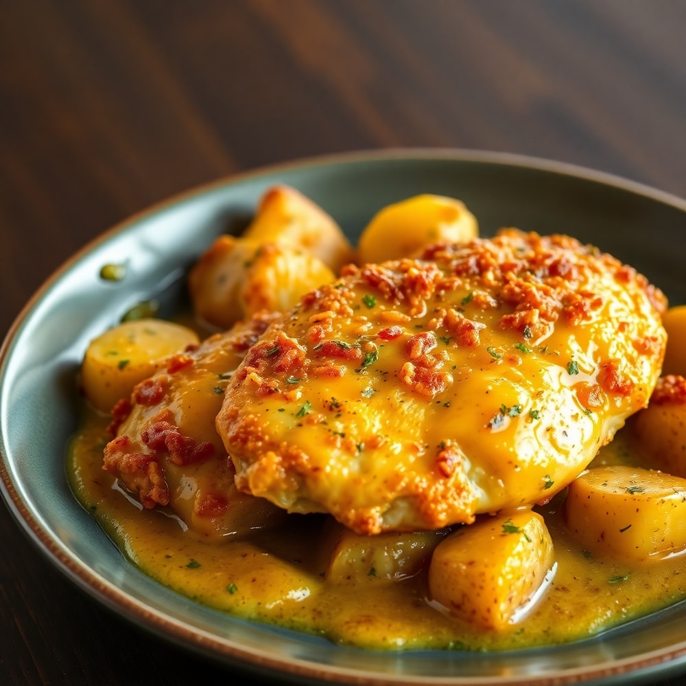 Garlic Parmesan Chicken and Potatoes