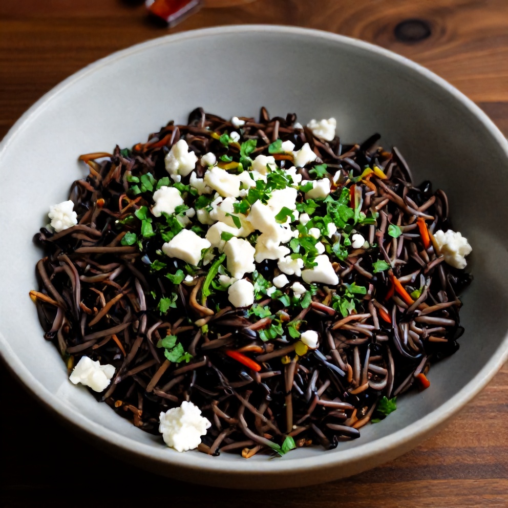 Plated Wild Rice Salad