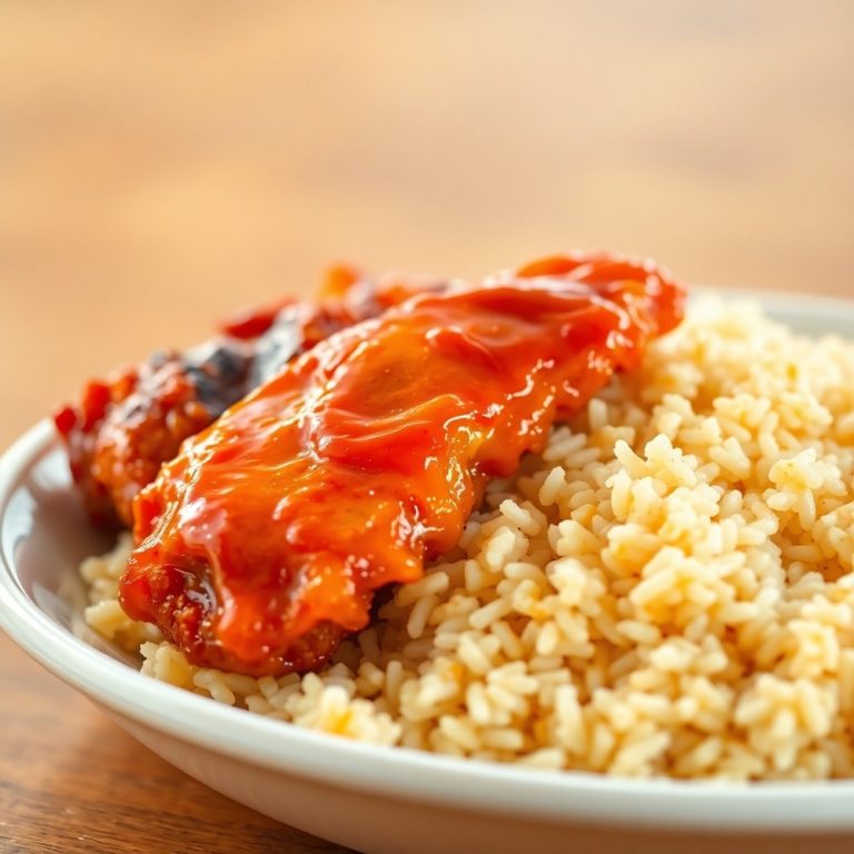 Honey BBQ Chicken and Rice
