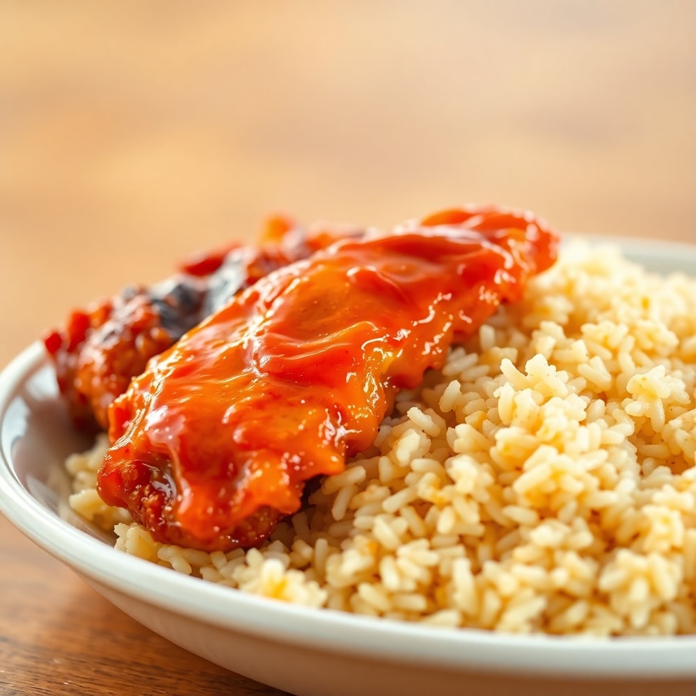 Honey BBQ Chicken and Rice