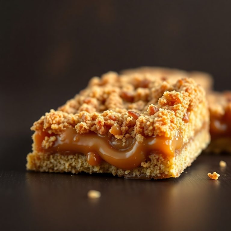 Indulgent Caramel Crush Bars