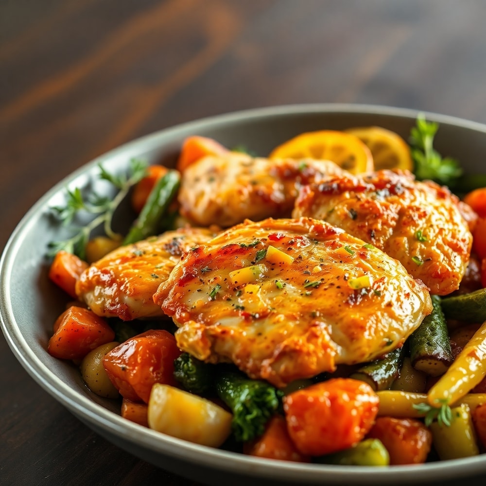 Lemon Herb Chicken and Vegetables