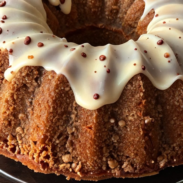 Pecan Praline Bundt Cake