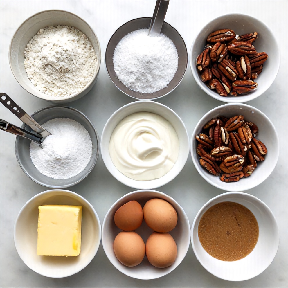 Pecan Praline Bundt Cake Ingredients