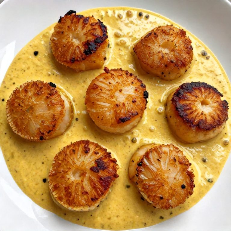 Quick Cajun Scallops