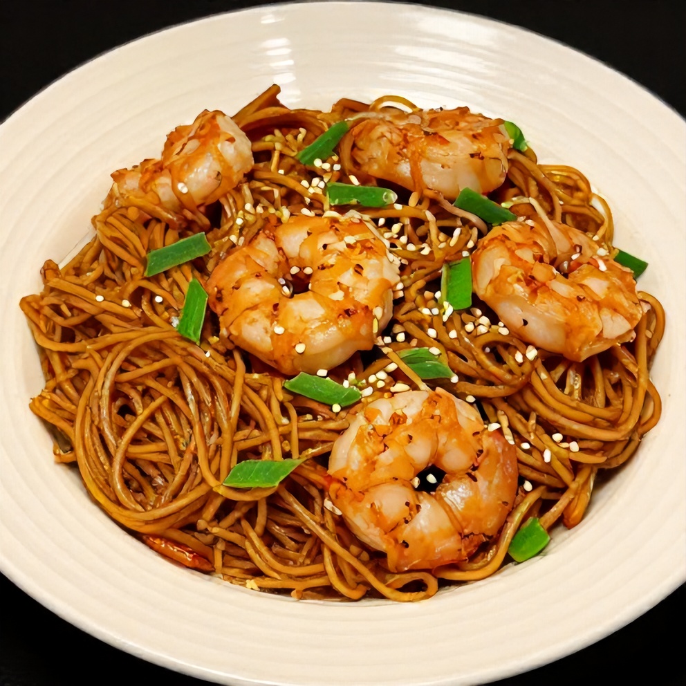 Shrimp Stir Fry with Noodles