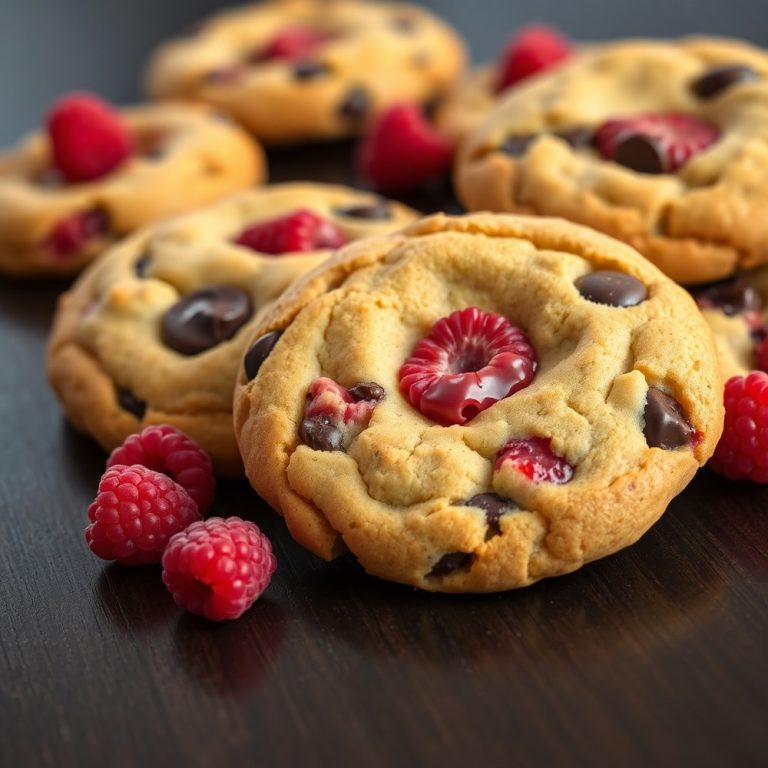 Raspberry Chocolate Chip Cookies