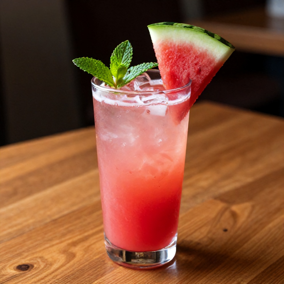 Refreshing Watermelon Rose Cooler