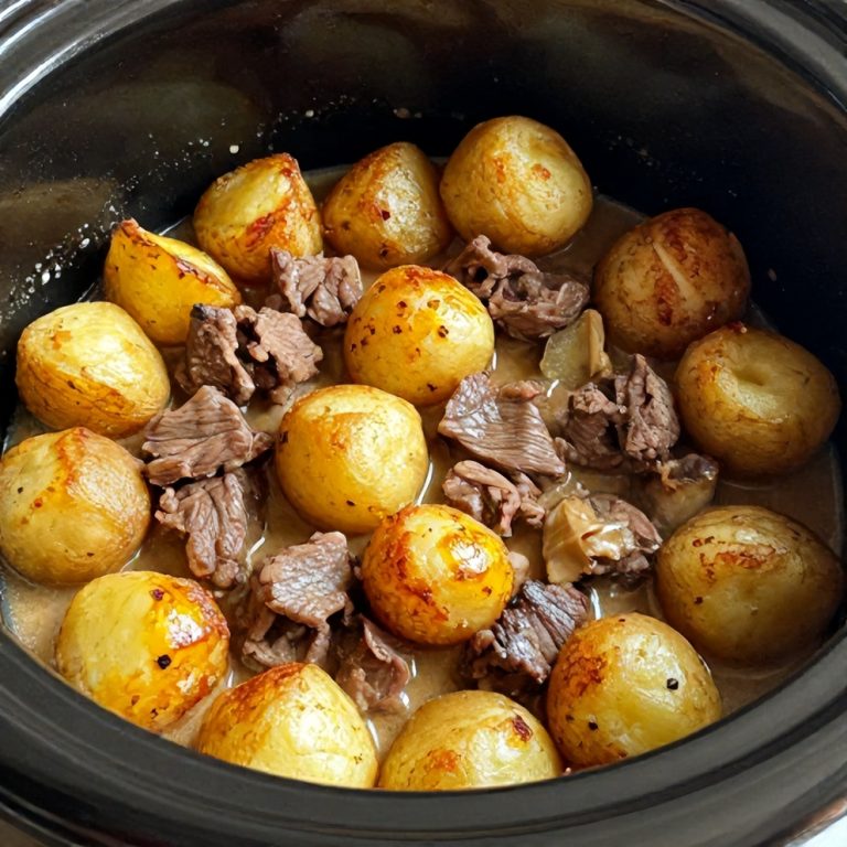 Slow Cooker Garlic Butter Beef Bites