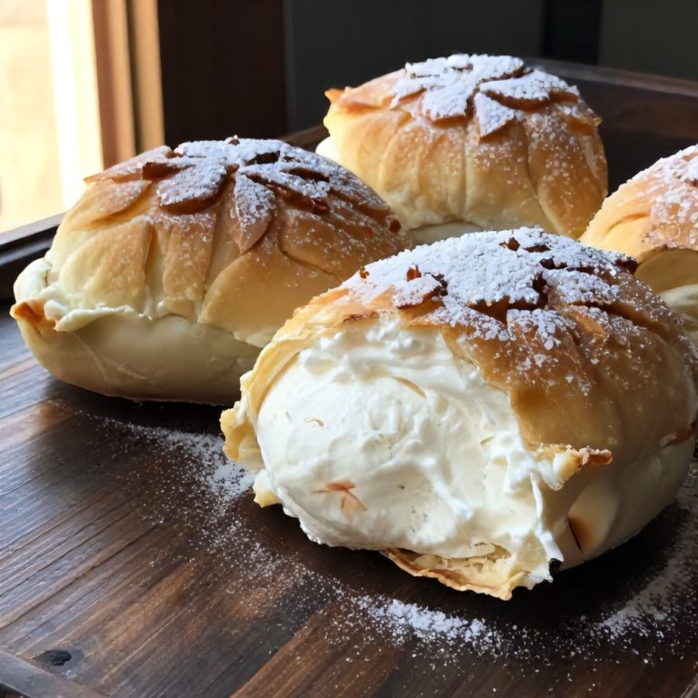 Soft Ricotta Almond Pillows