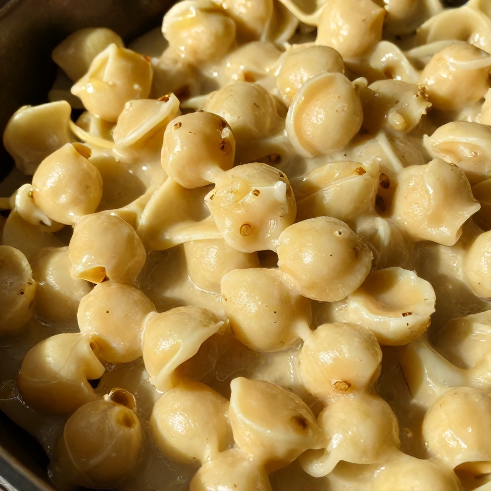 zesty lemon white bean pasta